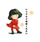 クリエイターyukie 仕事で使え る緑ちゃん（個別スタンプ：29）
