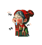 クリエイターyukie 仕事で使え る緑ちゃん（個別スタンプ：34）