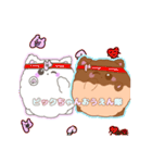 Mのどんももちゃんスタンプ（個別スタンプ：40）