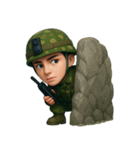 私たちの愛しい兵士 (NT)（個別スタンプ：4）