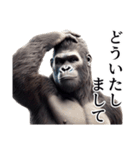 【家族連絡】イケメンゴリラ（個別スタンプ：12）