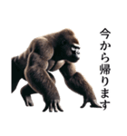 【家族連絡】イケメンゴリラ（個別スタンプ：19）