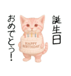 推し猫【桃】……………..（個別スタンプ：4）