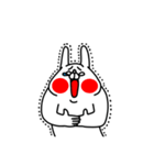 全力うさぎポジティブMAX編（個別スタンプ：18）