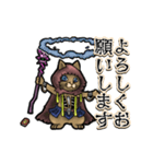 アンデッド動く⚰️猫リッチ（個別スタンプ：1）