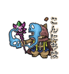 アンデッド動く⚰️猫リッチ（個別スタンプ：2）
