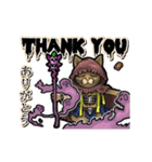 アンデッド動く⚰️猫リッチ（個別スタンプ：5）