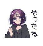 ゾンビ映画好き★サブカル女子（個別スタンプ：35）