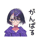ゾンビ映画好き★サブカル女子（個別スタンプ：37）