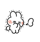 社畜うさぎの愛の言語：スキンシップ（個別スタンプ：12）