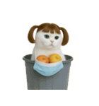 美しいアップルキャット (NT)（個別スタンプ：11）