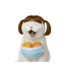美しいアップルキャット (NT)（個別スタンプ：38）