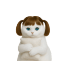 美しいアップルキャット (NT)（個別スタンプ：40）