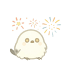 シマエナガの夏の過ごし方（個別スタンプ：7）