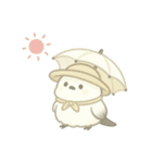 シマエナガの夏の過ごし方（個別スタンプ：15）