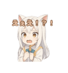 もふもふネコ耳、るぴちゃんの感情スタンプ（個別スタンプ：8）