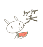うさぎのばにら8 夏の関西弁ほんわか会話（個別スタンプ：13）