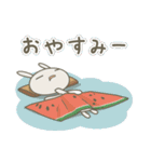 うさぎのばにら8 夏の関西弁ほんわか会話（個別スタンプ：17）