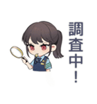 シュールな推し警察ガール♡（個別スタンプ：21）