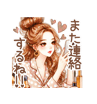 頑張るオトナ女子の日常⑥真夏Ver．（個別スタンプ：23）