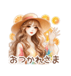 頑張るオトナ女子の日常⑥真夏Ver．（個別スタンプ：40）