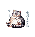 おデブ猫ちゃん【面白い・ダイエット】（個別スタンプ：8）