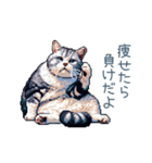 おデブ猫ちゃん【面白い・ダイエット】（個別スタンプ：9）