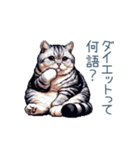 おデブ猫ちゃん【面白い・ダイエット】（個別スタンプ：11）
