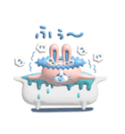 ぷっくりでか文字＆ゆるい敬語_くま＆うさぎ（個別スタンプ：38）