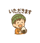 毎日使える キャンプ朗の元気スタンプ（個別スタンプ：22）
