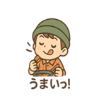 毎日使える キャンプ朗の元気スタンプ（個別スタンプ：31）