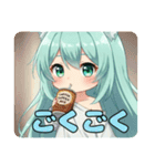 おいしいもの大好きみなみちゃんスタンプ（個別スタンプ：11）