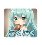 何があってもあきらめないみなみちゃん（個別スタンプ：10）