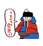 名画と赤青万博スタンプ★pocaママ（個別スタンプ：25）