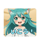 背中を押してくれる精霊みなみちゃん（個別スタンプ：2）