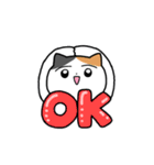 文字なしミケネコスタンプ（個別スタンプ：1）