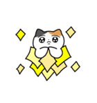 文字なしミケネコスタンプ（個別スタンプ：14）
