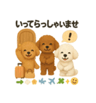 ふわふわトイプードルの まごころ便（個別スタンプ：8）