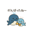 ゆるっと仲良し「くじらの親子」（個別スタンプ：24）
