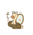 可愛い動物が遊園地へ行く 日本語（個別スタンプ：8）