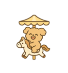 可愛い動物が遊園地へ行く 日本語（個別スタンプ：31）