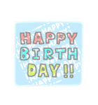 誕生日おめでとう＆ありがとう 詰め合わせ（個別スタンプ：22）