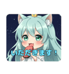 かわいすぎると言いたいみなみちゃん（個別スタンプ：3）