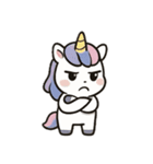 可愛いシカ、ユニコーン、サイ（個別スタンプ：16）