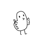 [アレンジ用]画伯のトリ（個別スタンプ：1）