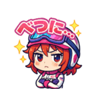 女子レーサー☆全開モード！（個別スタンプ：27）