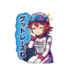 女子レーサー☆全開モード！（個別スタンプ：35）
