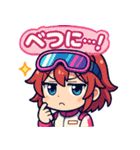 女子レーサー☆全開モード！（個別スタンプ：37）