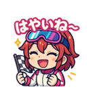 女子レーサー☆全開モード！（個別スタンプ：40）