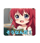 みなみちゃんと乾杯しようスタンプ（個別スタンプ：10）